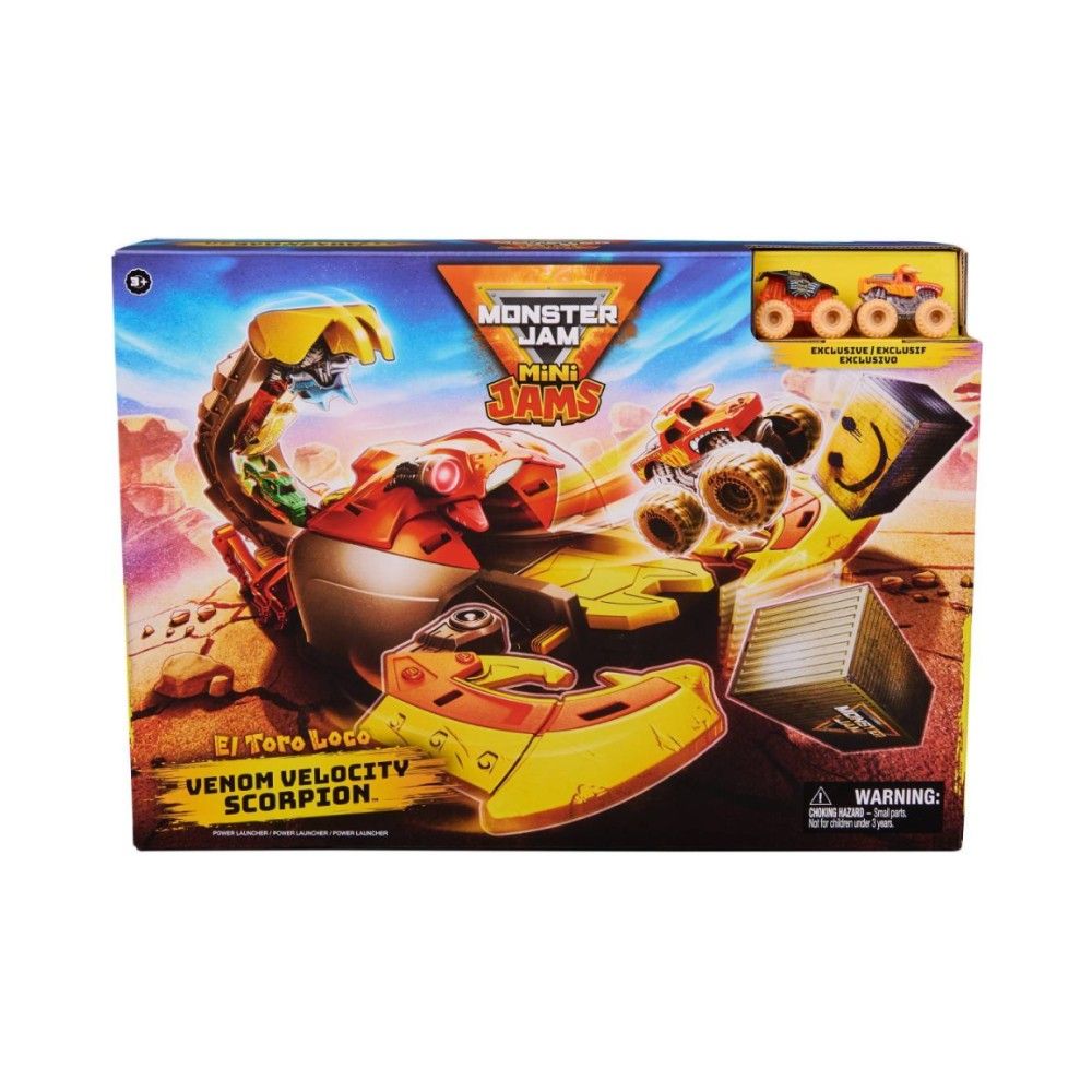 Monster Jam - Pista Escorpião (Mini veículos)