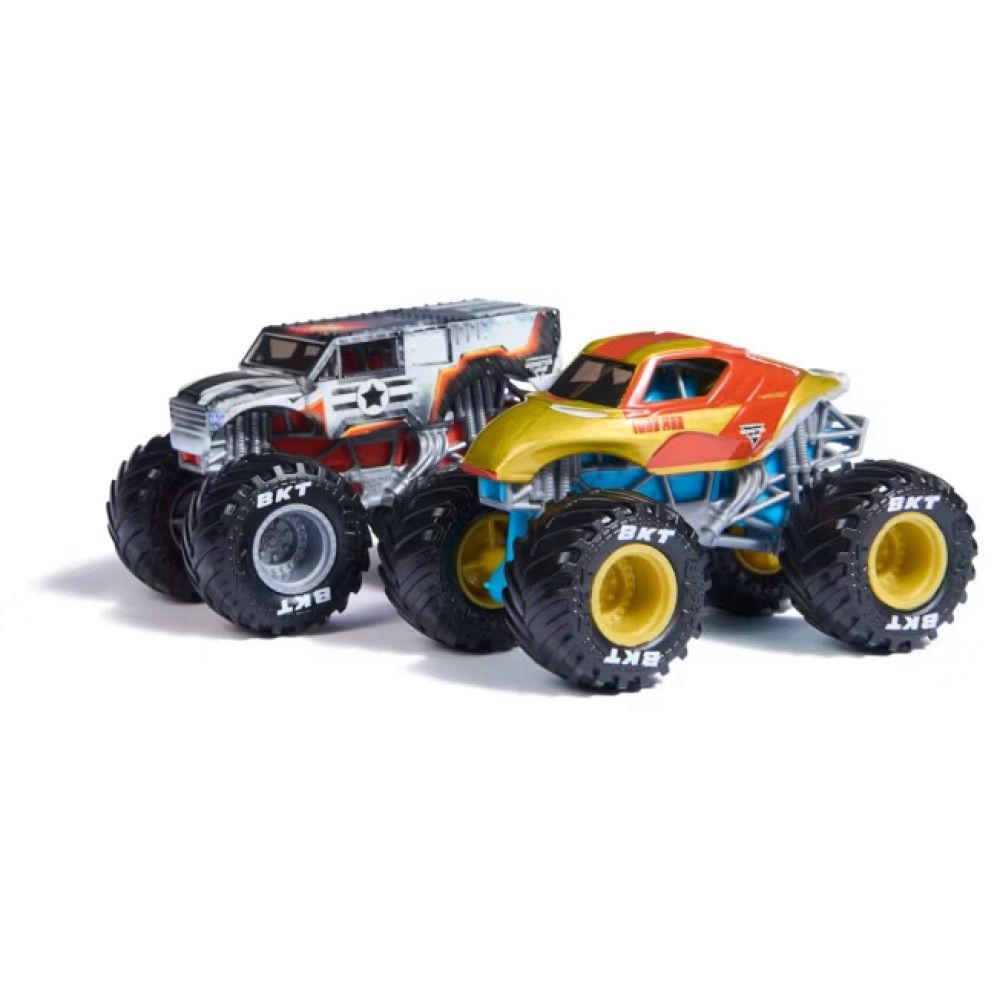 Monster Jam - Pack de 2 veículos Marvel 1/64