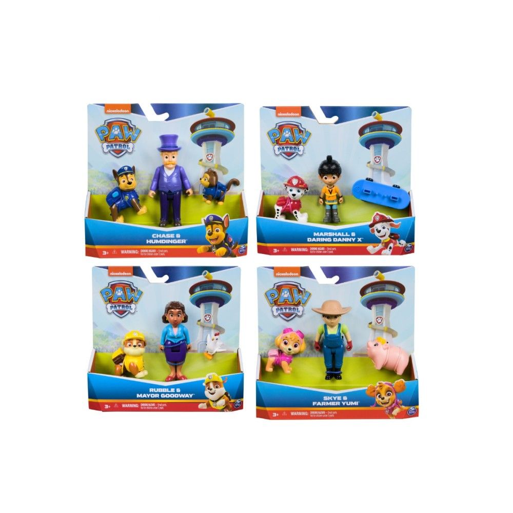 Patrulha Pata - Sortido de Figuras com Personagem + Acessório