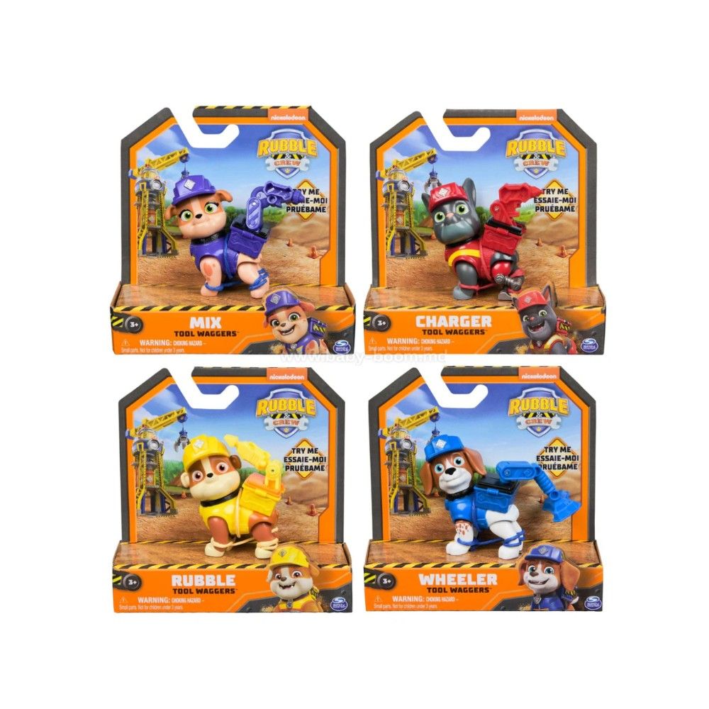 Patrula Pata Rubble & Crew - Sortido de Figuras