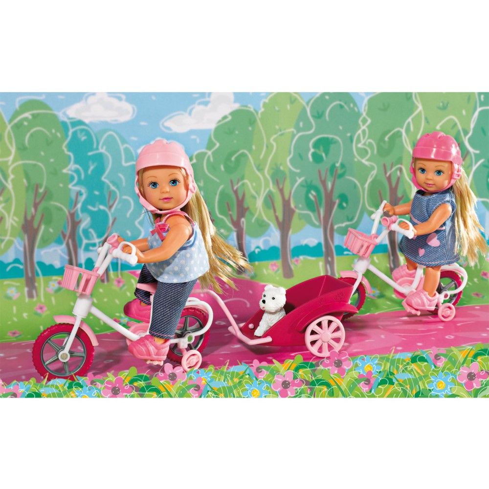 Evi com bicicleta