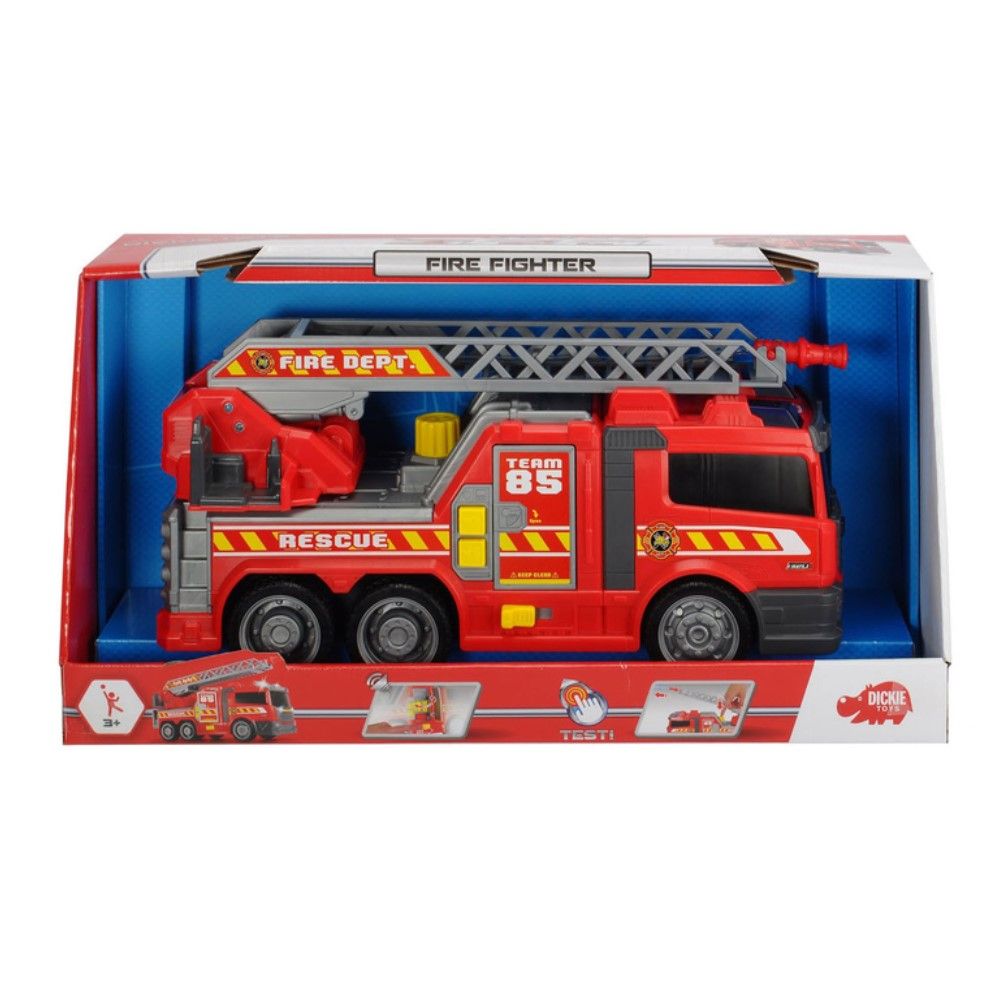 Camião de Bombeiros com escada com luzes e sons