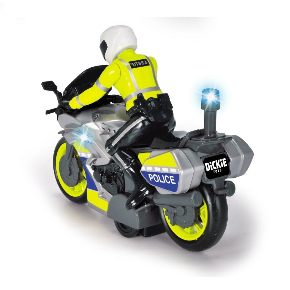 Moto da Policia com luzes e sons