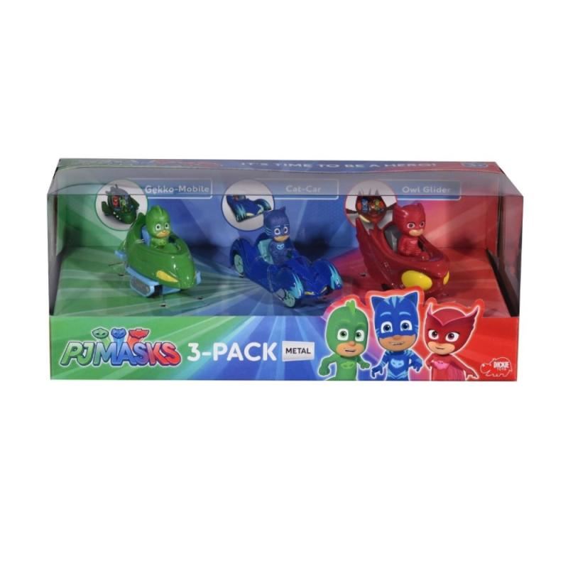 Pj Masks - Conjunto 3 Veículos