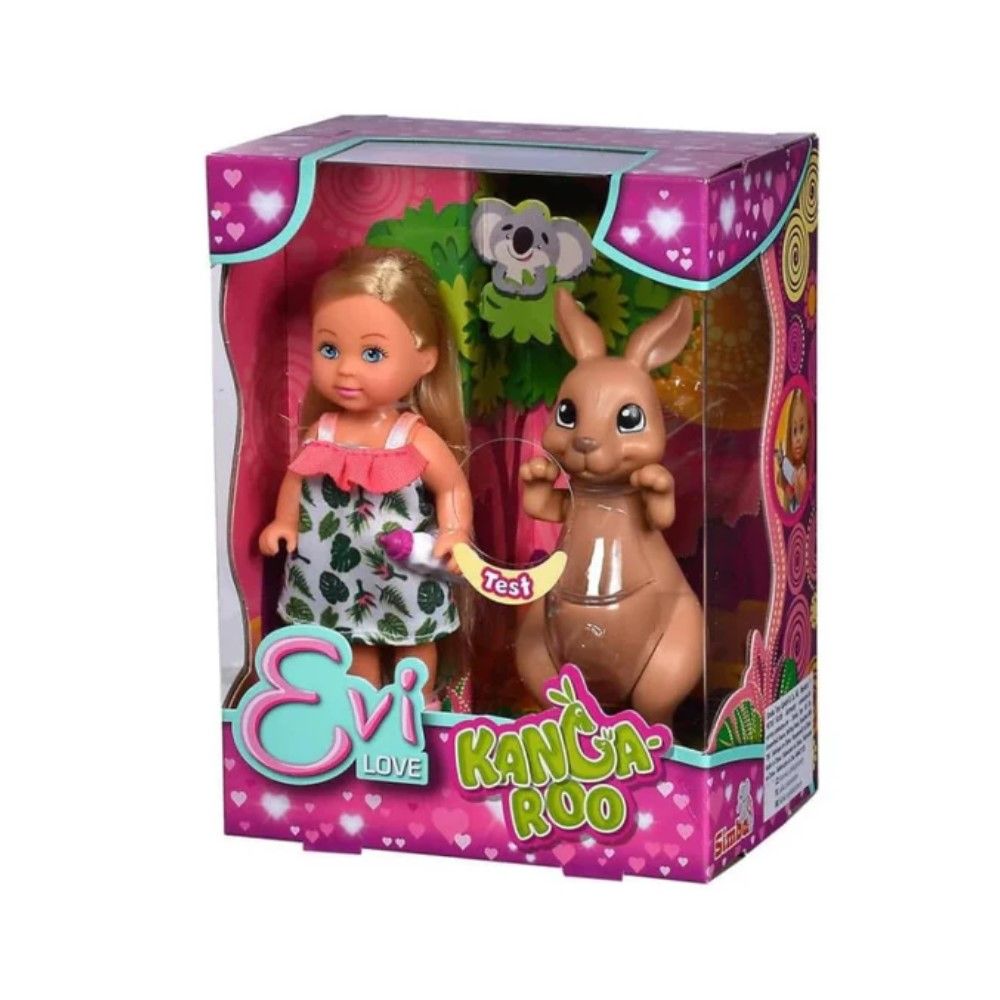 Evi com a mãe Kangurú