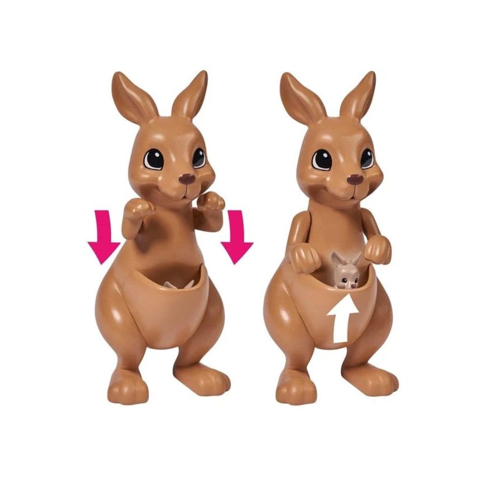 Evi com a mãe Kangurú