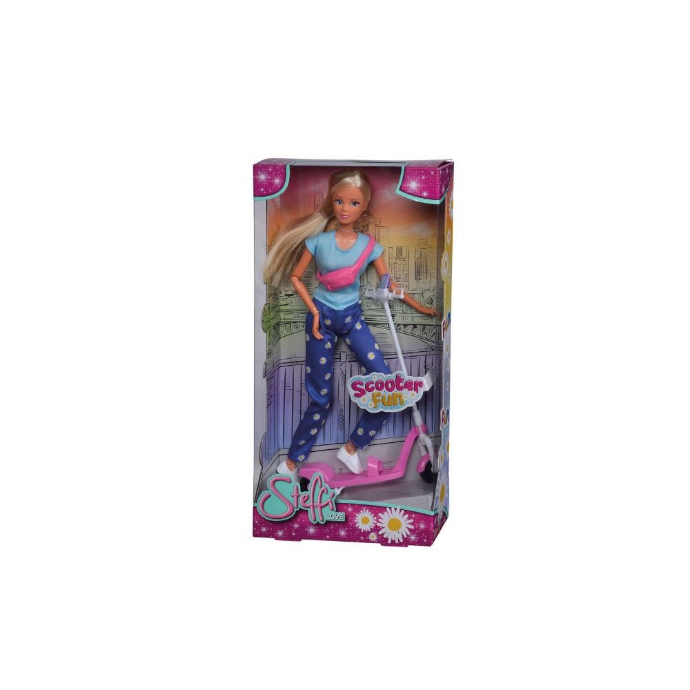 Steffi com Trotinete