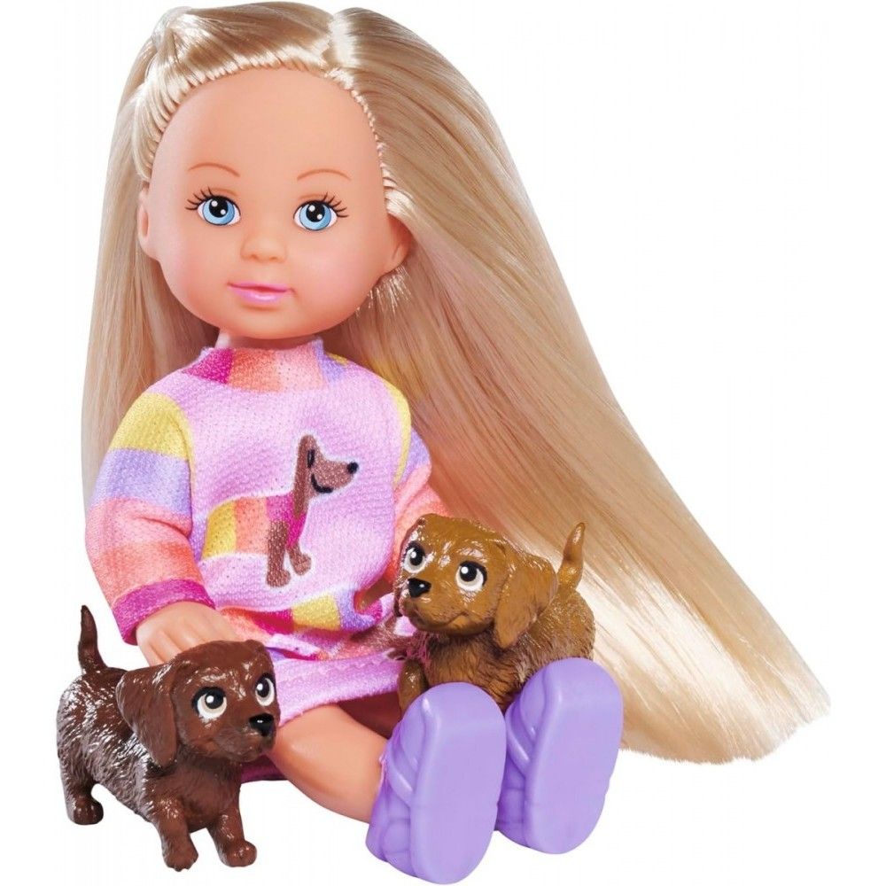 Evi com Dachshunds