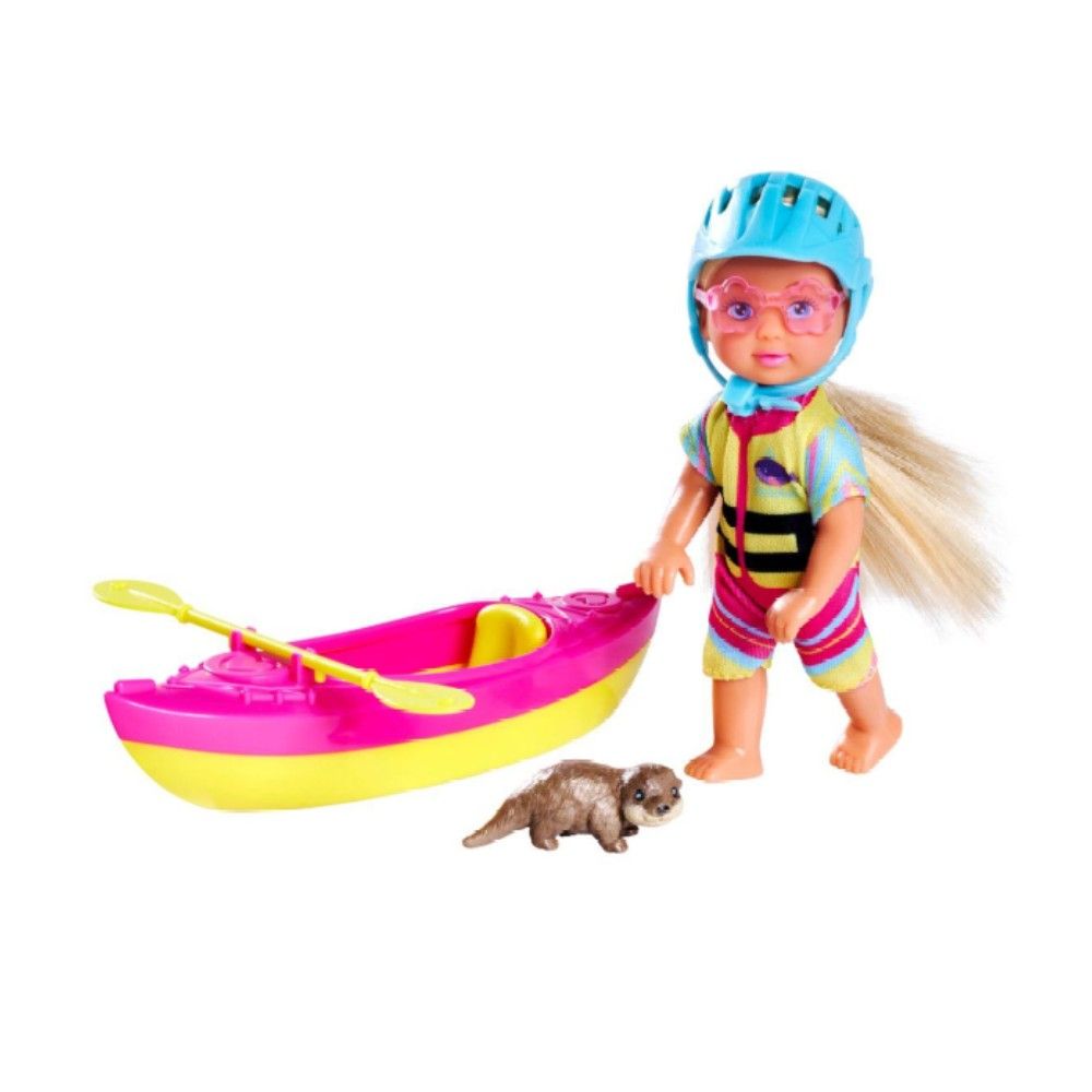 Evi no kayak
