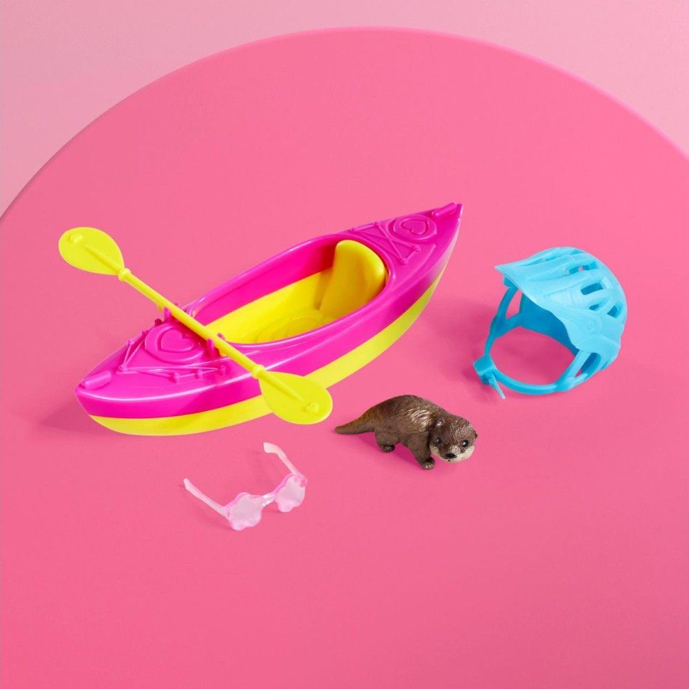 Evi no kayak