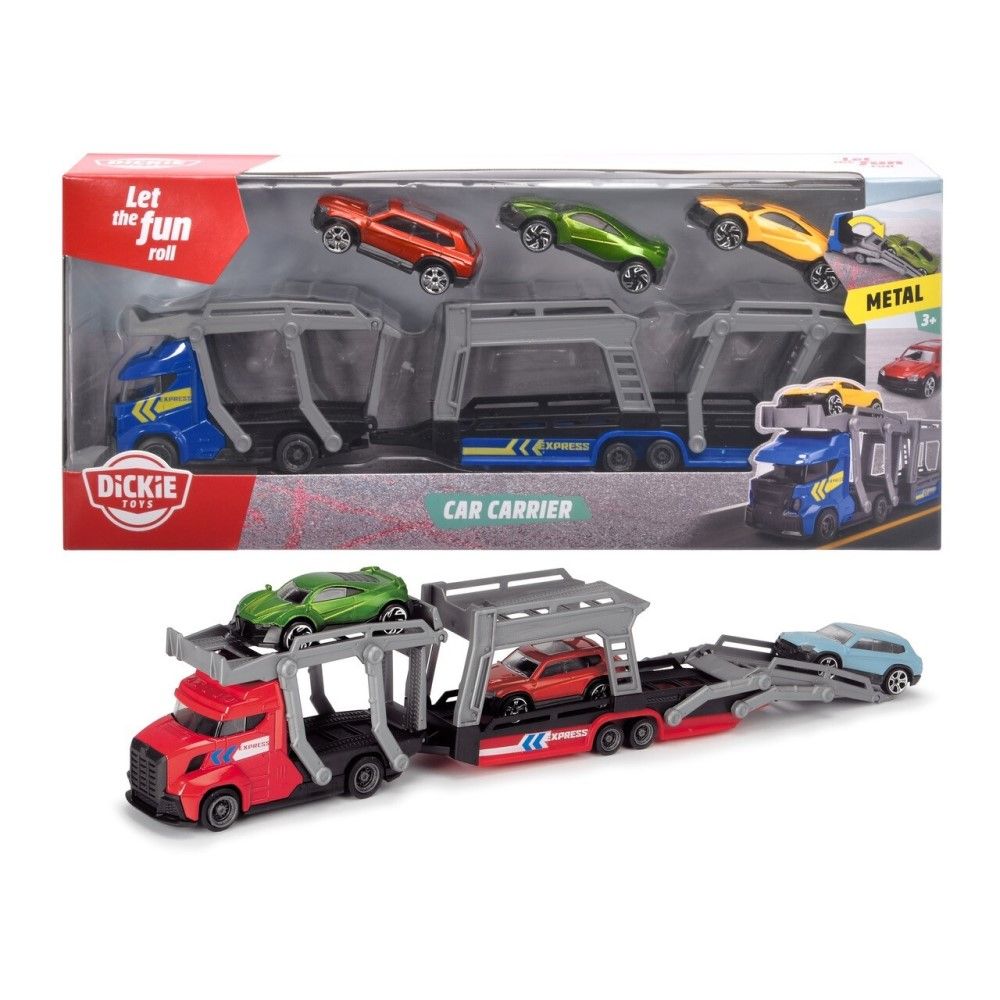 Camião auto-transportador com 3 carros incluidos