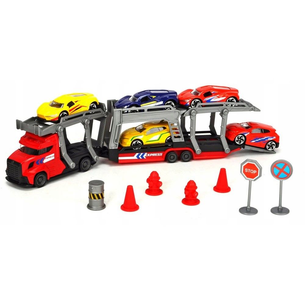 Camião auto-transportador com 5 carros incluidos