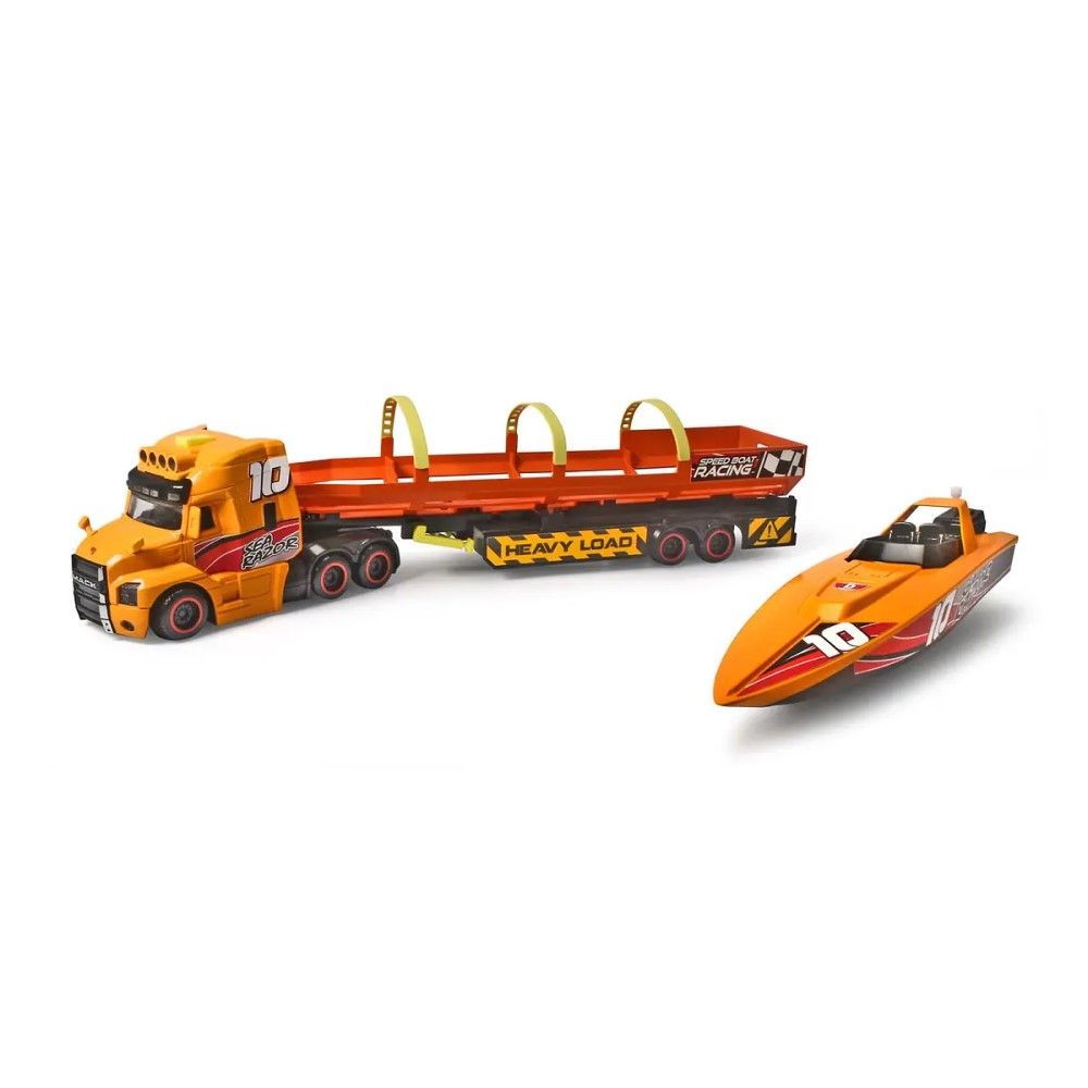 Camião de Transportes Especiais com Barco
