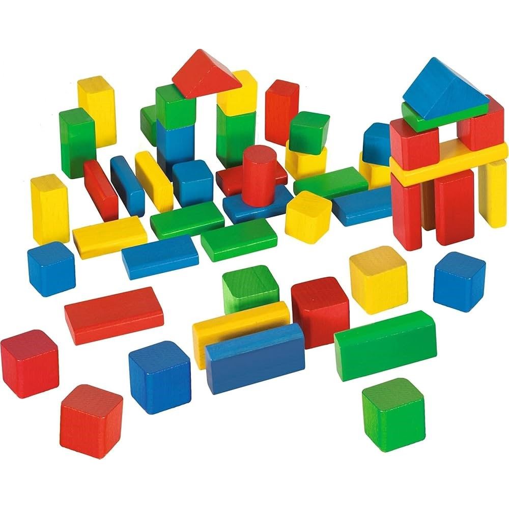 Balde com blocos de Madeira