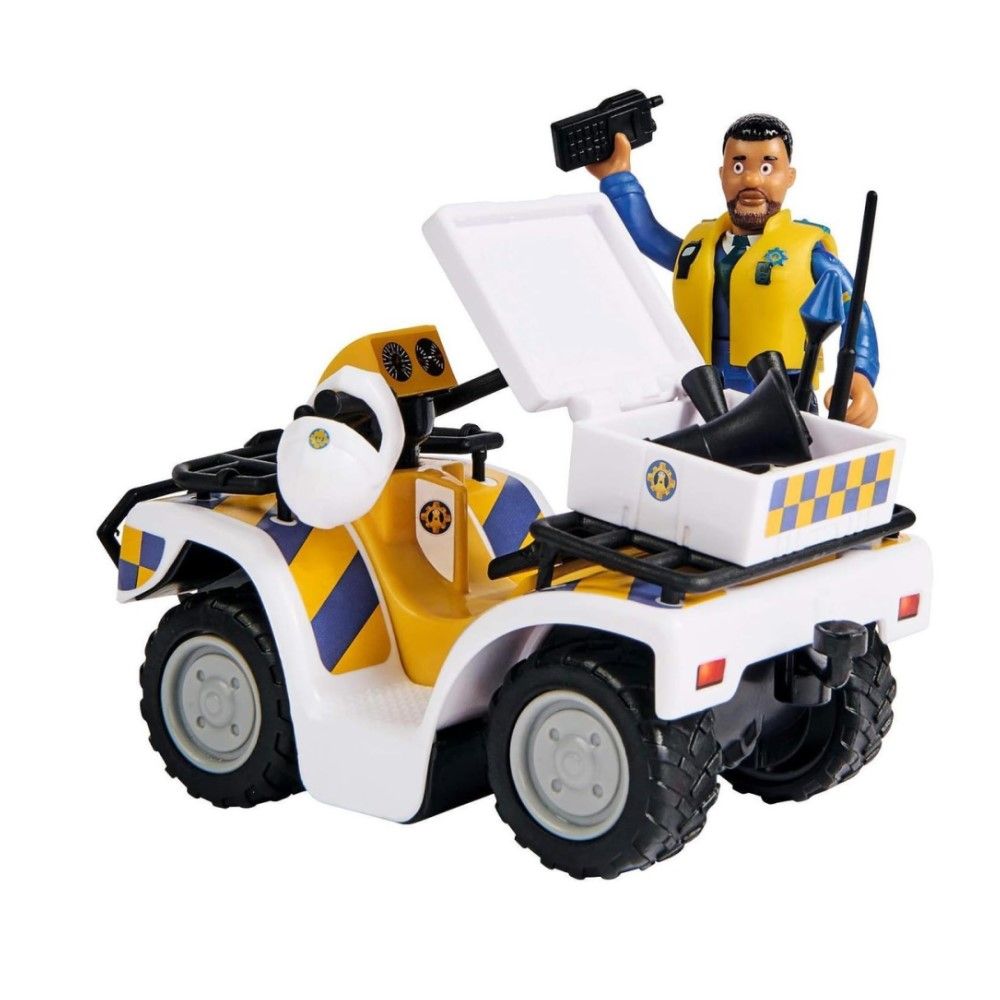 Bombeiro Sam - Moto Quatro Policia