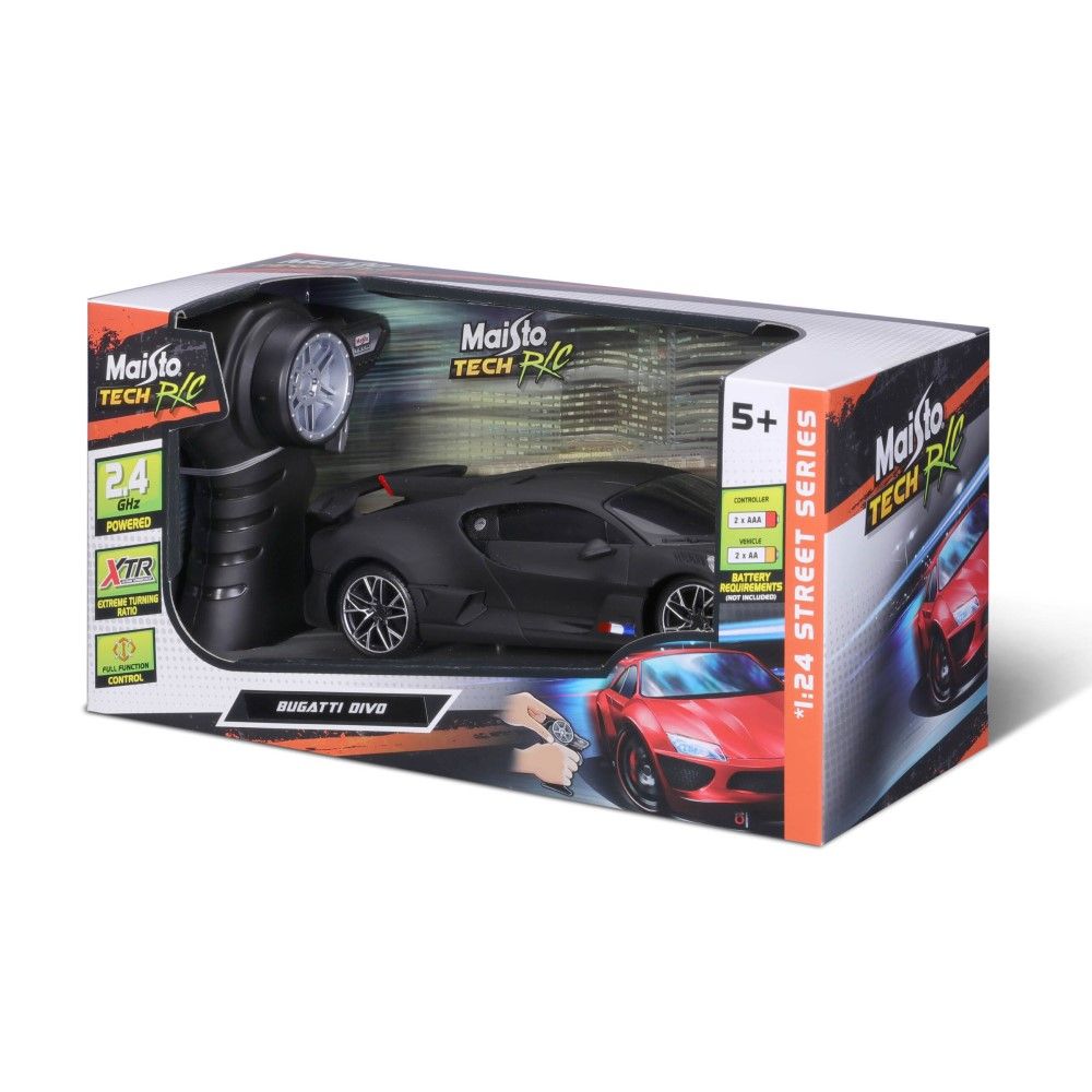 1/24 - Buggati Divo 2019 2,4 Ghz (preto matt)