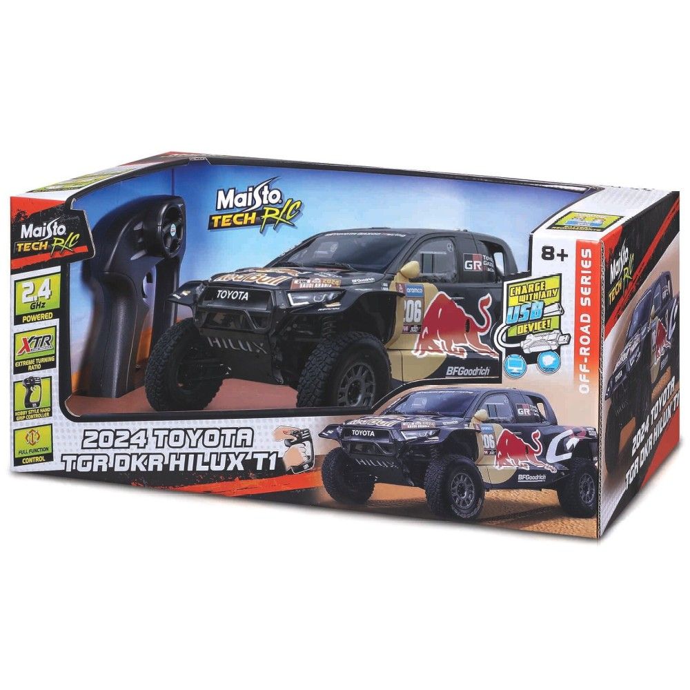 1/14 - Toyota TGR DKR Hilux T1, #206 2025 2,4Ghz