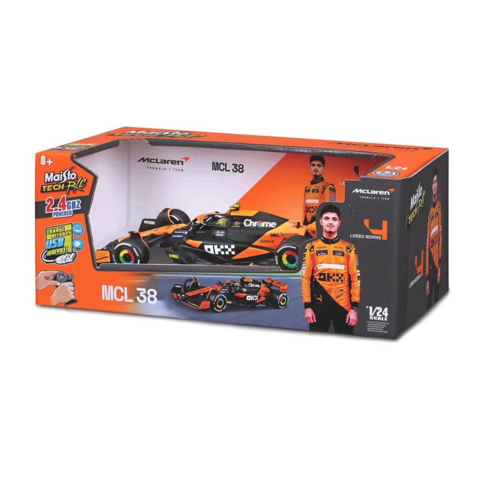 1/24 - F1 Mclaren MCL 38 #4 Lando Norris 2024 2.4Ghz