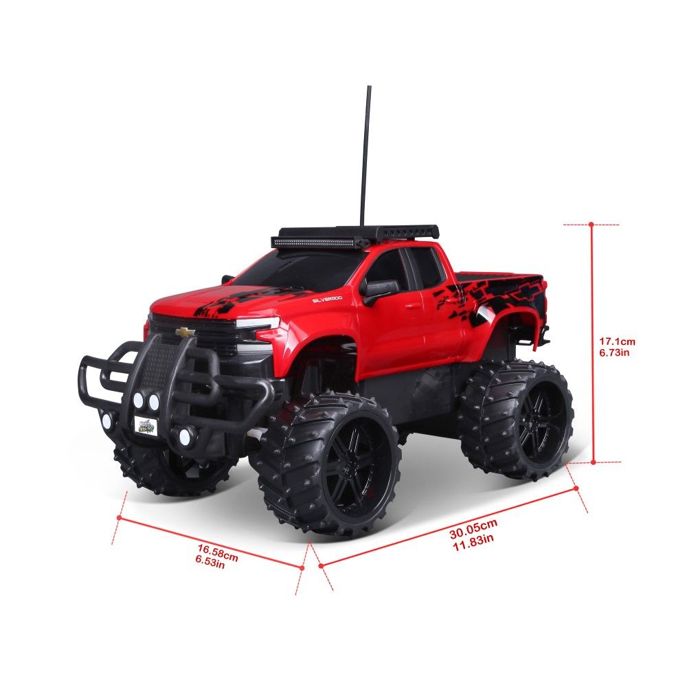 Chevrolet Silverado 2019 2.4MHz, vermelho (aprox.31cm)