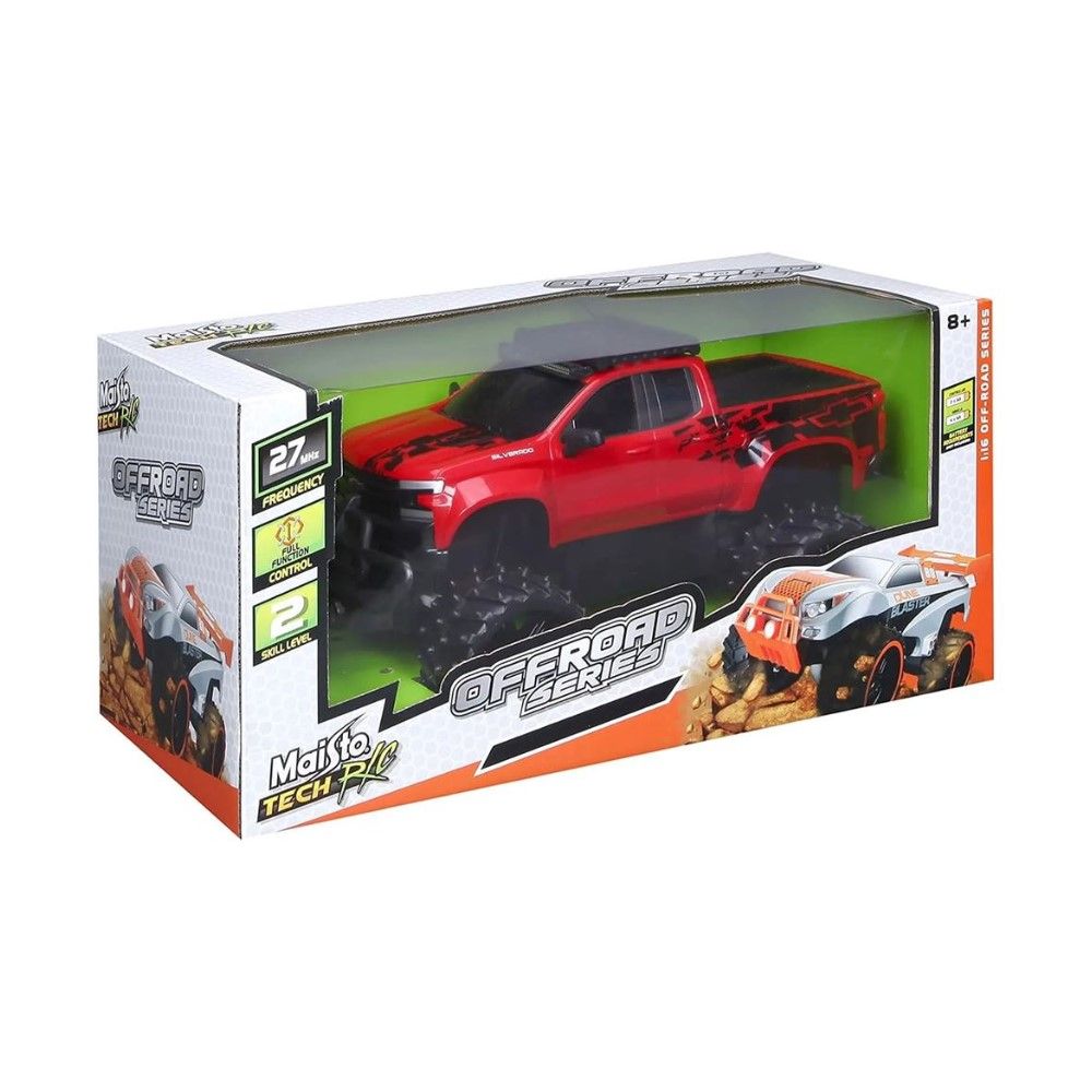 Chevrolet Silverado 2019 2.4MHz, vermelho (aprox.31cm)