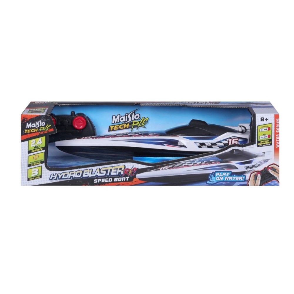 Barco Hydro Blaster Speed 2.4 MHz, branco (aprox.36cm)