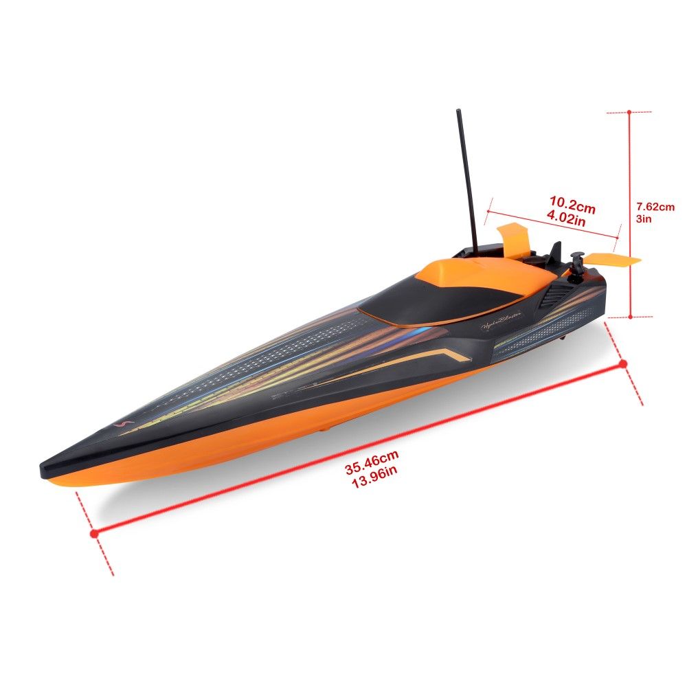 Barco Hydro Blaster Speed 2.4 MHz, preto (aprox.36cm)