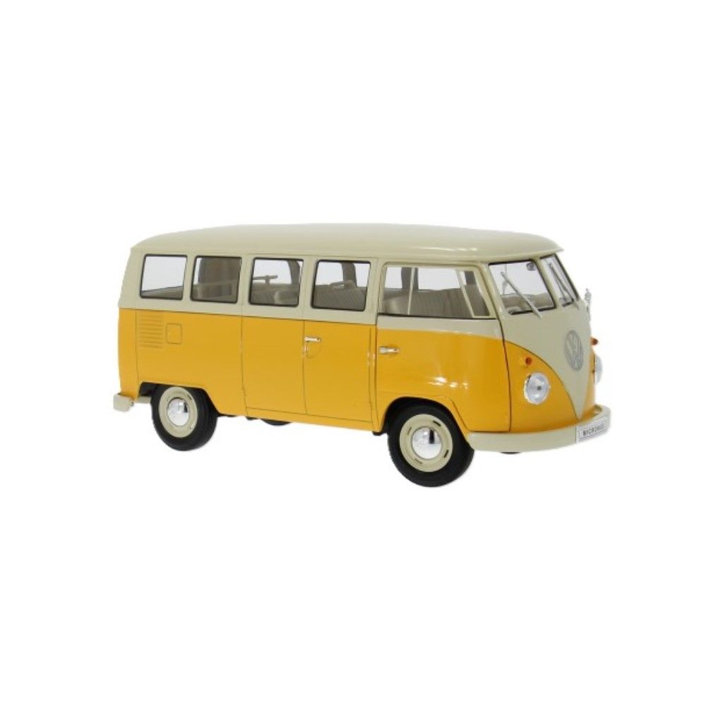 1/18 - VW T1 Bus, 1963, amarelo_bege