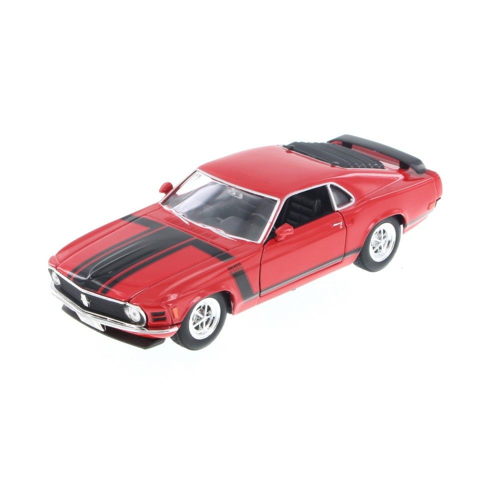 1/24- Ford Mustang Boss 302, 1970, vermelho