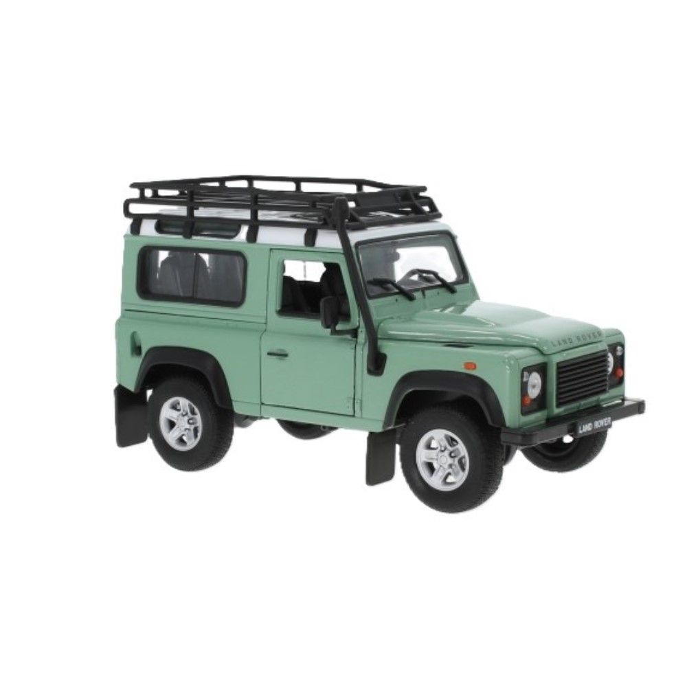1/24 - Land Rover Defender com grade, verde claro