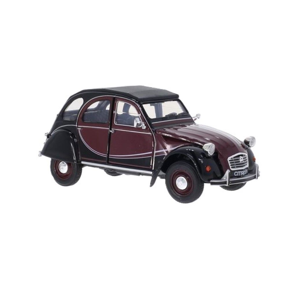1/24 - Citroen 2CV Charleston, 1975, bordeaux_preto