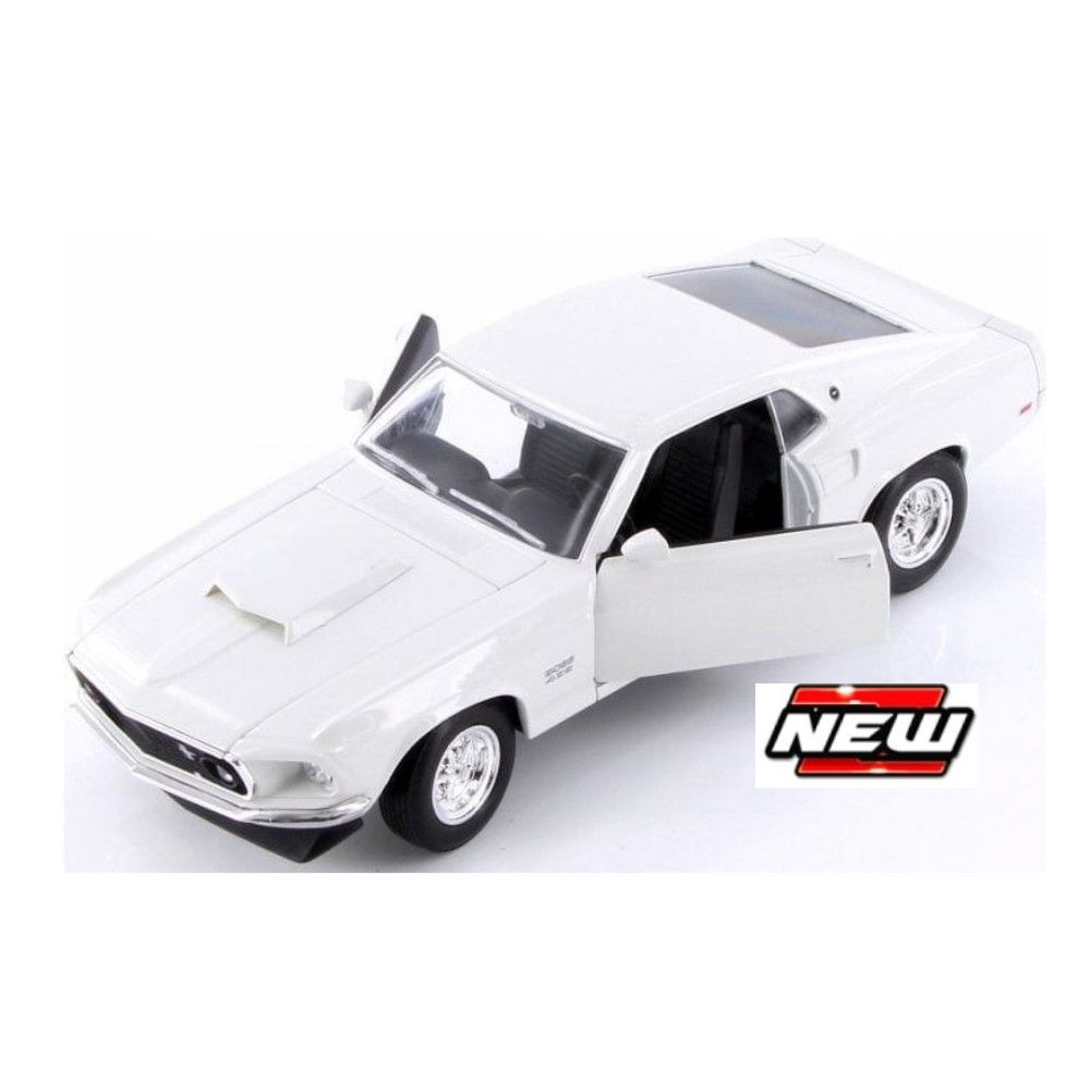 1/24 - Ford Mustang Boss 429, 1970, branco