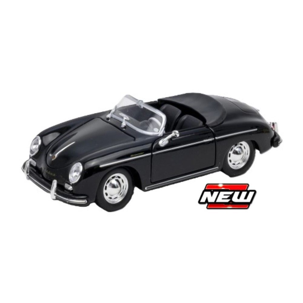1/ 24 - Porsche 356 A Speedster, preto