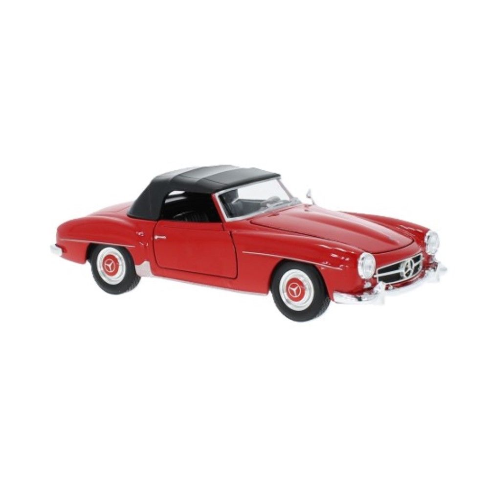 1/24 - Mercedes 190 SL Descapotável, 1955, vermelho