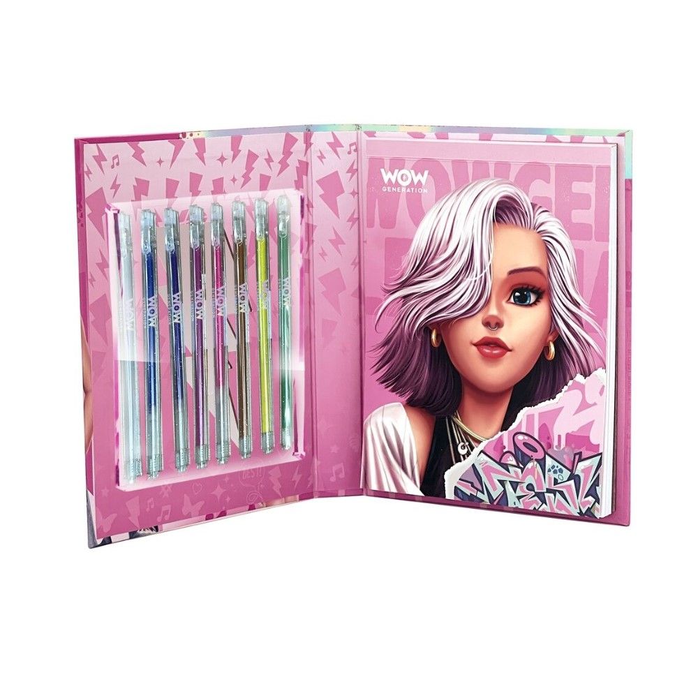 Livro para colorir com canetas de gel