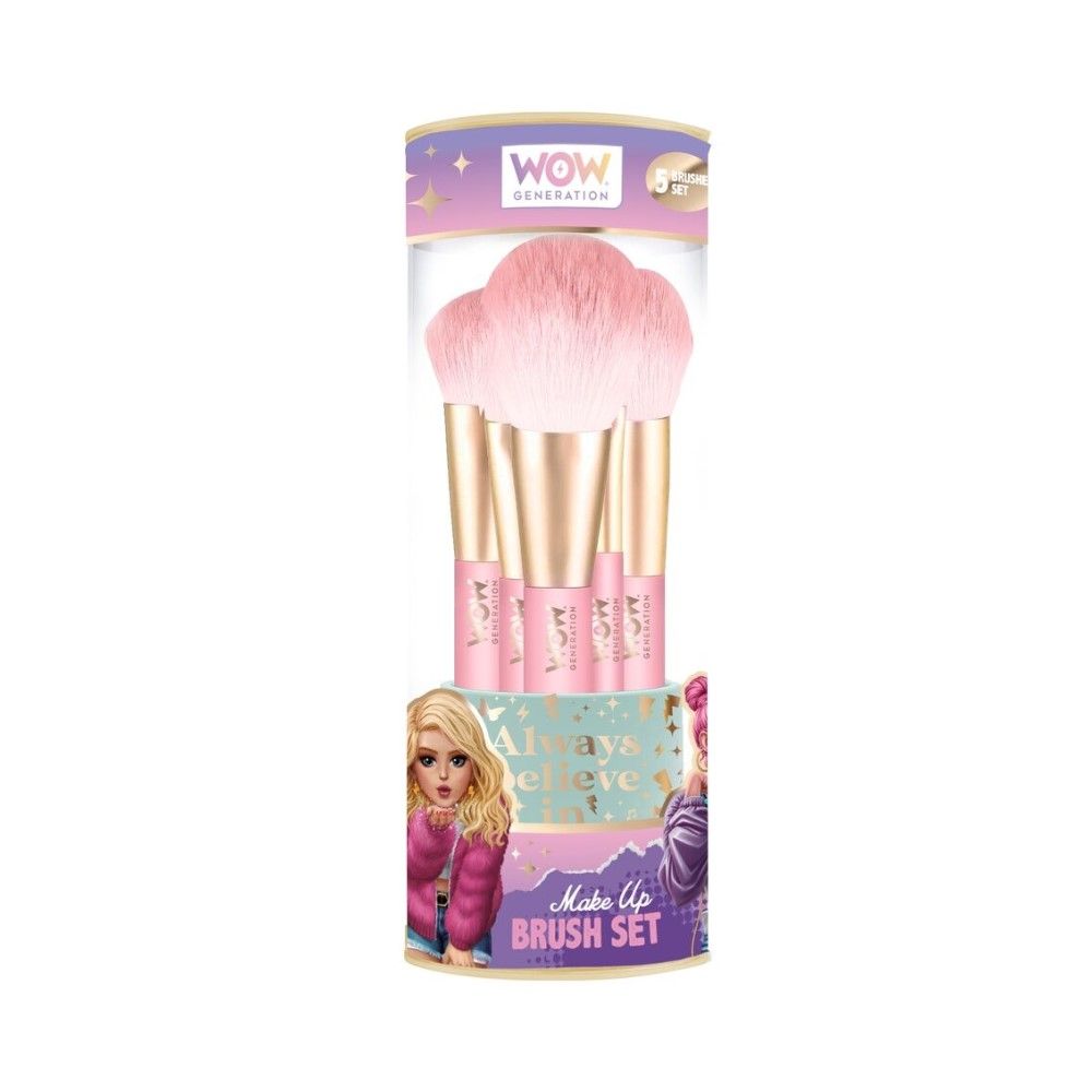 Conjunto de pincéis de maquilhagem (5 uni)