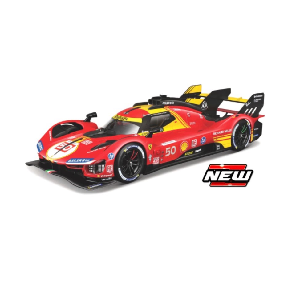 1/18 - Ferrari 499P #50 Fuoco/Nielsen/Molina Vencedor 24H Le Mans 2024
