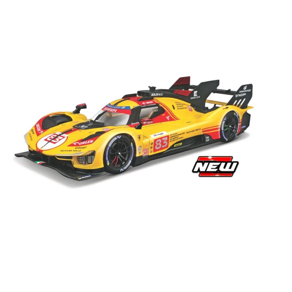 1/18 - Ferrari 499P #83 Kubica/Yifei/Scarman 24H Le Mans 2024
