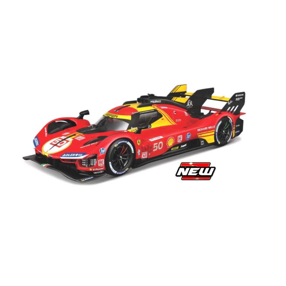 1/24 - Ferrari 499P #50 - Vencedor 24h Le Mans 2024