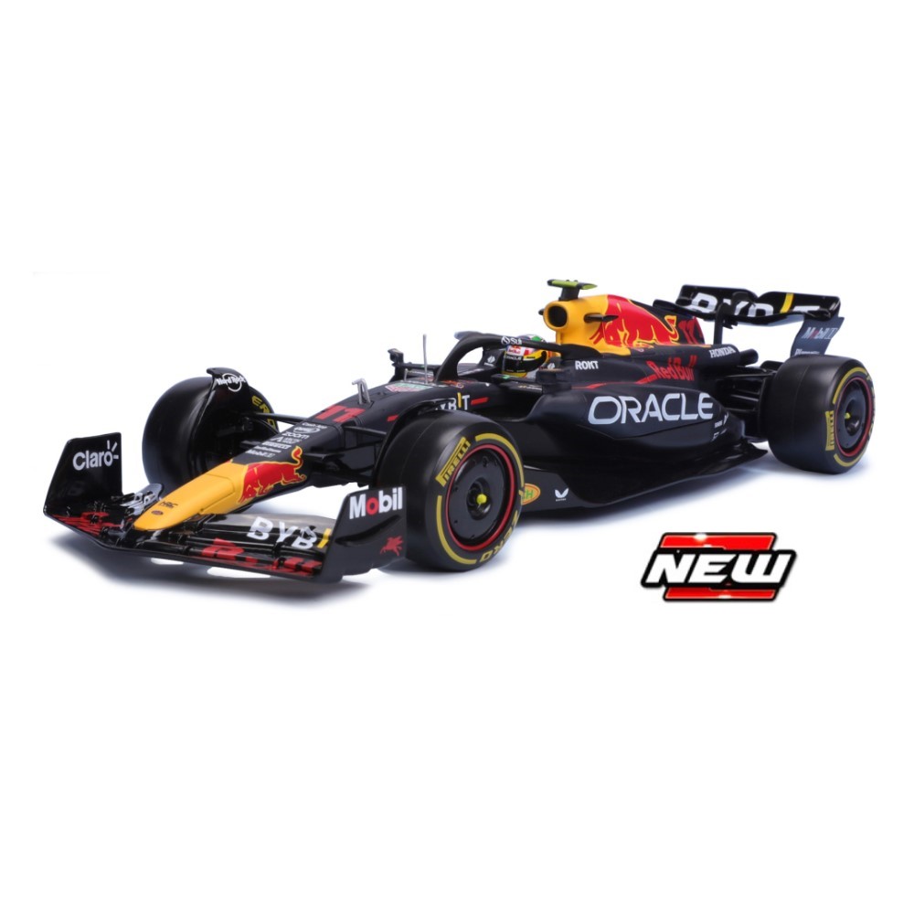1/24 - F1 Red Bull RB19 - S.Perez #11 com capacete