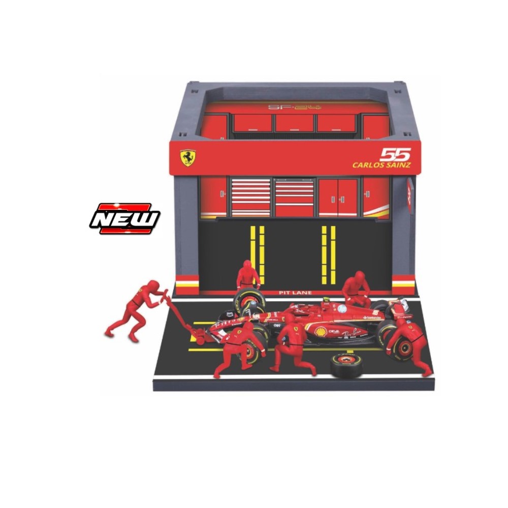 1/43 - Set de Pit Pass Ferrari SF24 #55 Carlos Sainz 2024