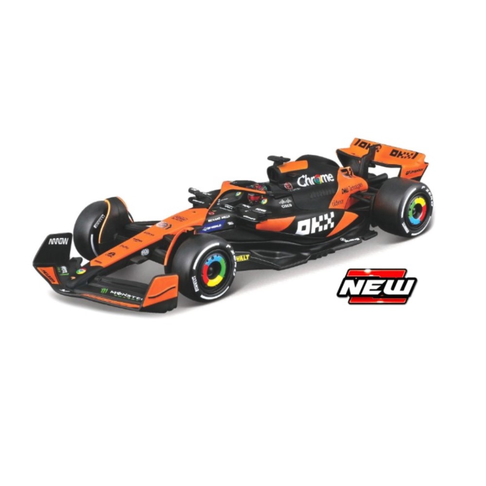 1/43 - F1 McLaren MCL38 - Oscar Piastri #81 com Capacete