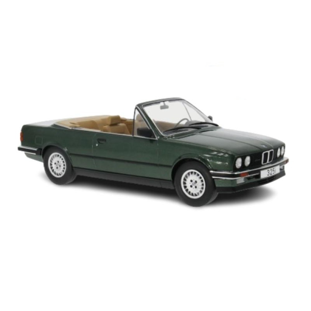 1/18 - BMW 325i (E30) Cabriolet, verde escuro, 1985