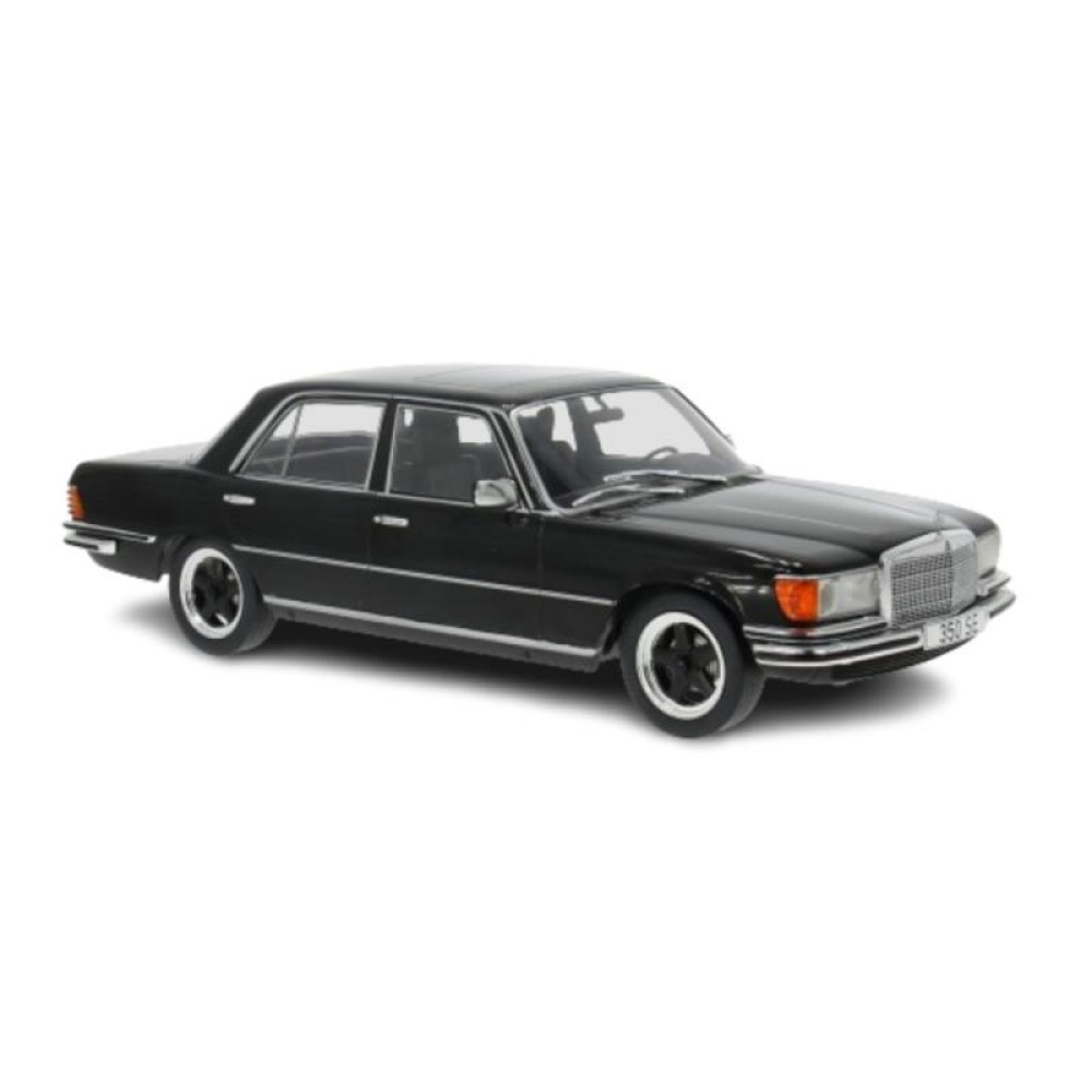 1/18 - Mercedes S-Klasse (W116), preto, 1972