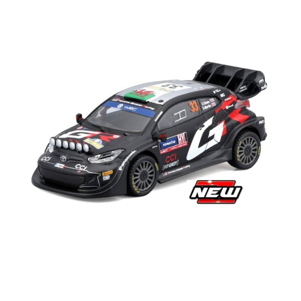 1/43 - Toyota Yaria Rally1 Hybrid #33 Gazoo Racing 2024