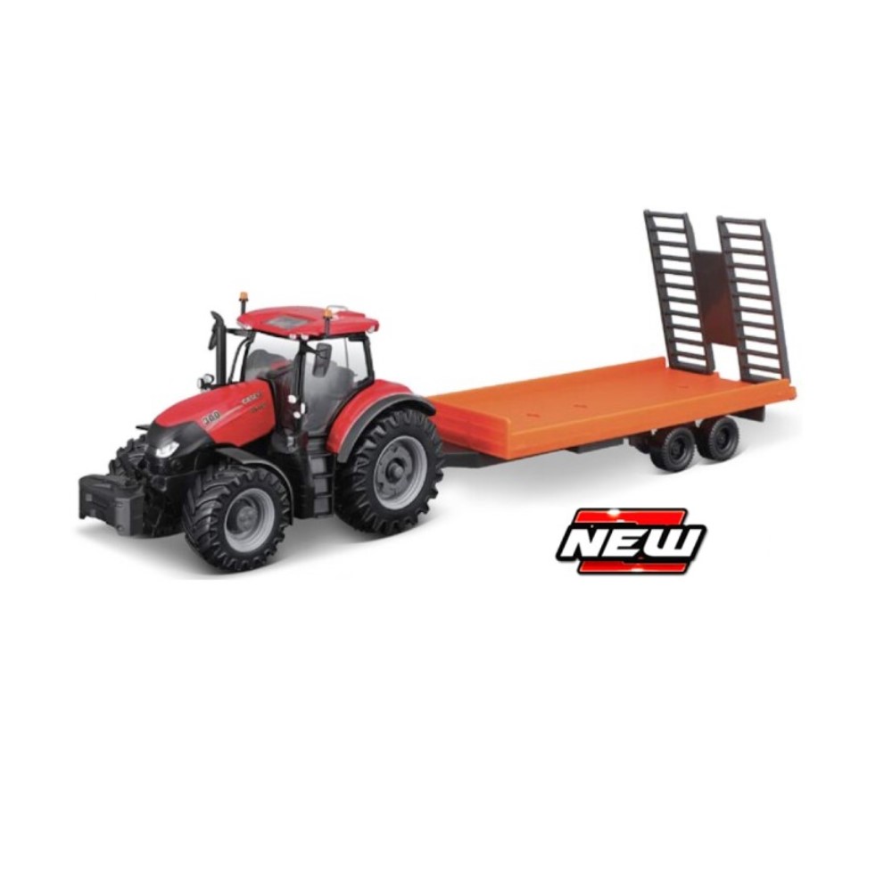 Tractor Case IH Optum CVX 300 com reboque