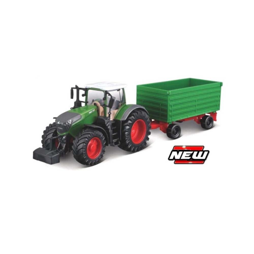 Tractor Fendt 1050 Vario com Atrelado de 2 eixos