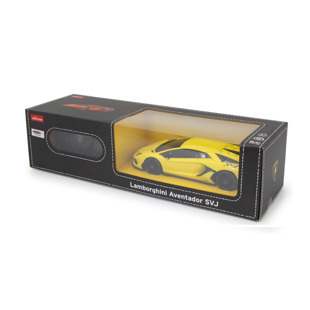 1/24 - Lamborghini Aventador SVJ, amarelo - 2,4GHz